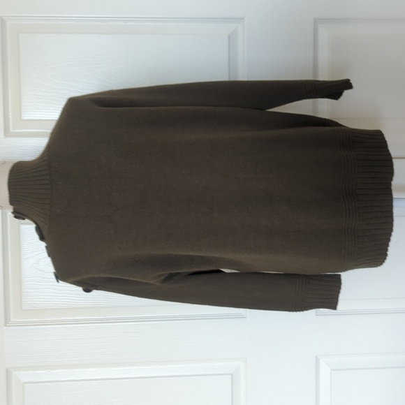 Anthropologie Margarita Tunic Sweater in Olive - Picture 6 of 9
